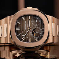 Big Daddy of all Pha₮eks rose gold Moon Phase! the exclusive edition