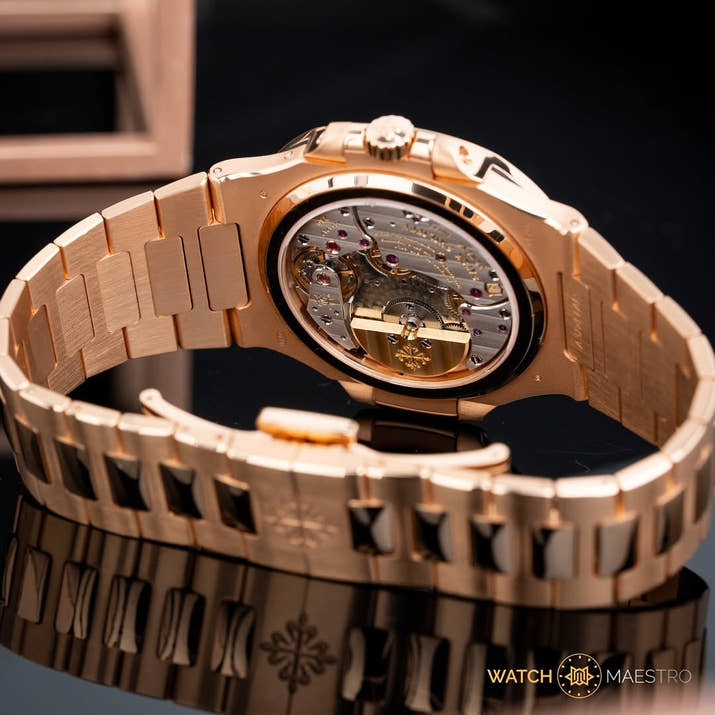 Big Daddy of all Pha₮eks rose gold Moon Phase! the exclusive edition